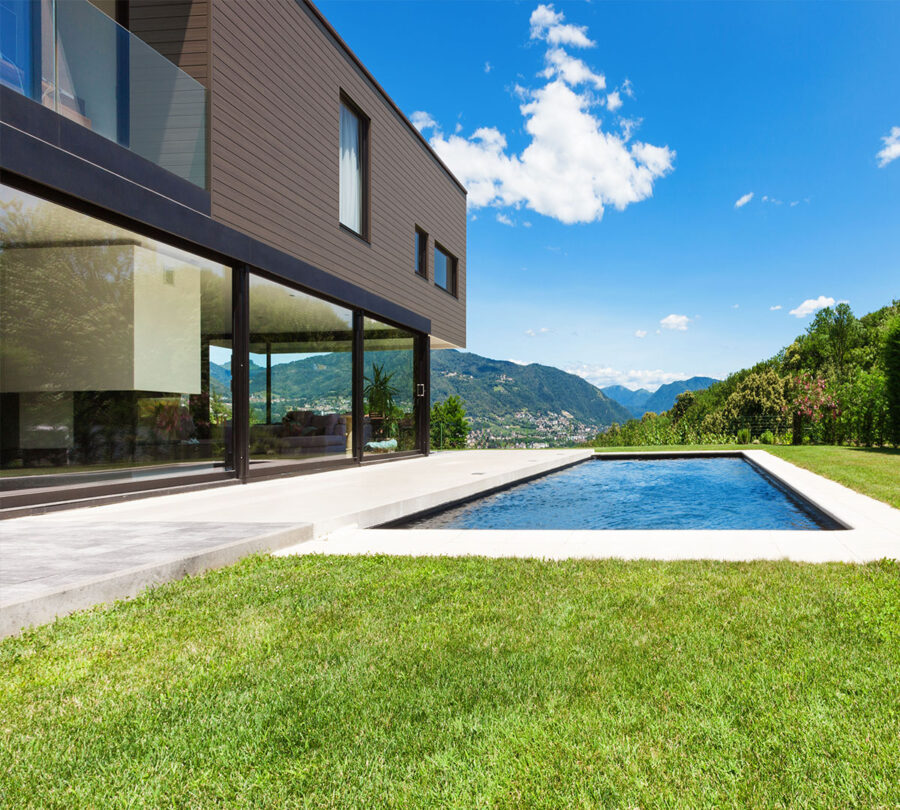2 cover the white wall of the house with cladding 140 1