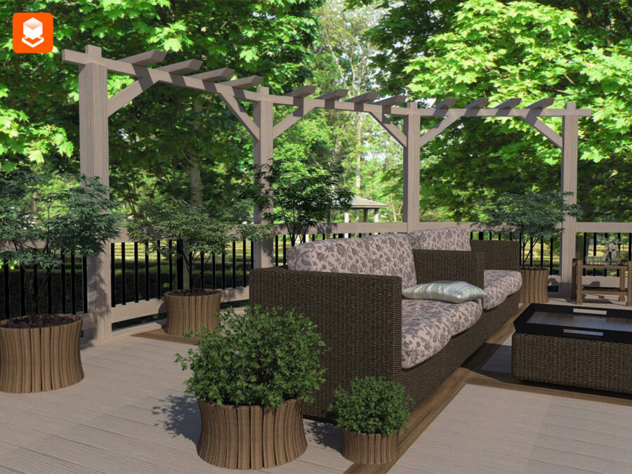 3 - ArCADia Render esterni Giardino
