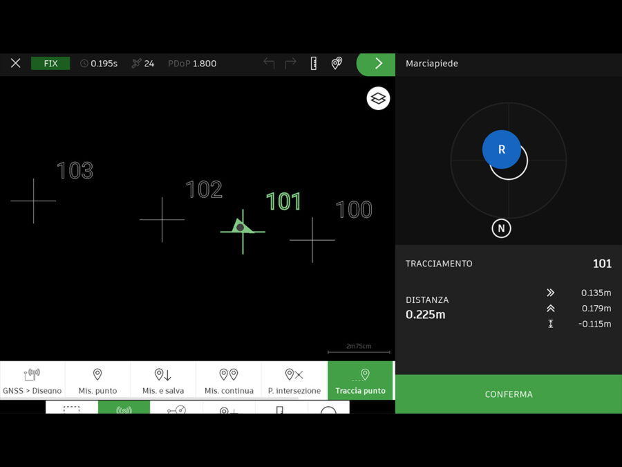 TPad – App topografica da campo GEC Software